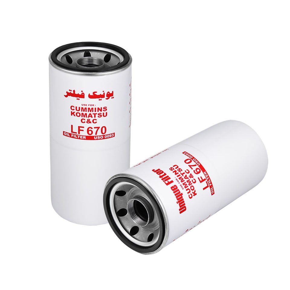 فیلتر روغن کوماتسو(دوپله کوتاه)، C&C ، دافران، دیما، فوتون، امپاور BD500
